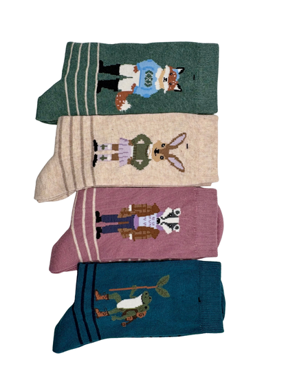 Striped Animal Socks
