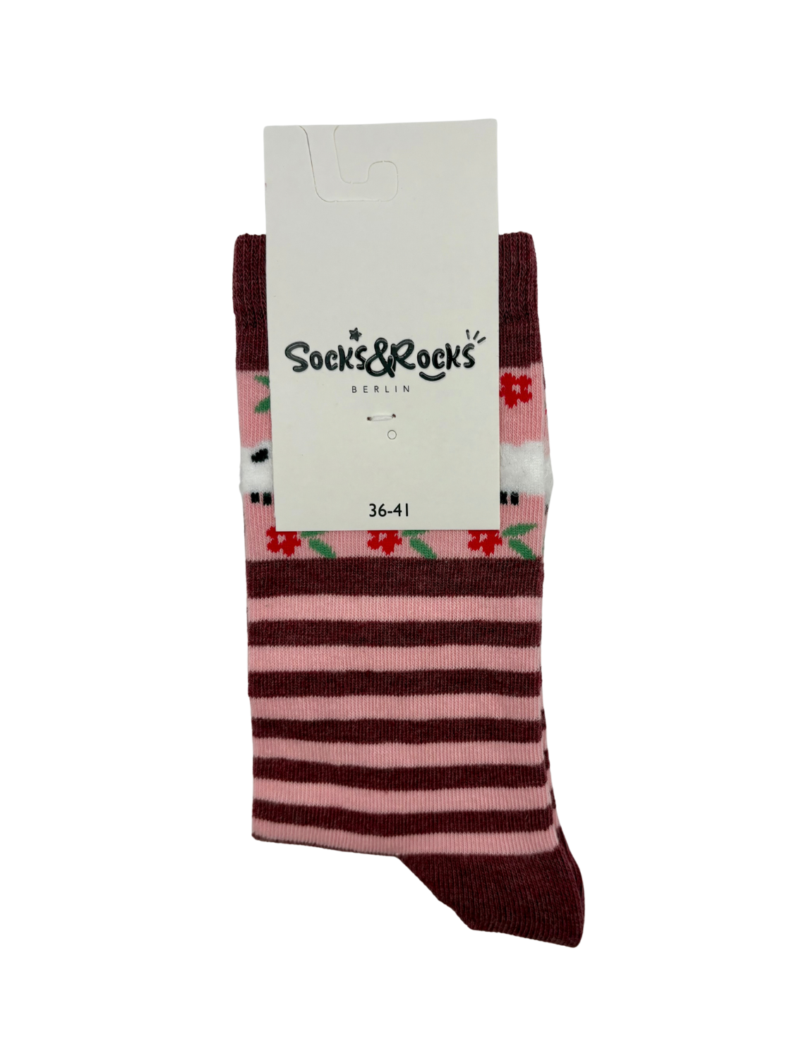 Striped Hedgehog and Sheep Socks
