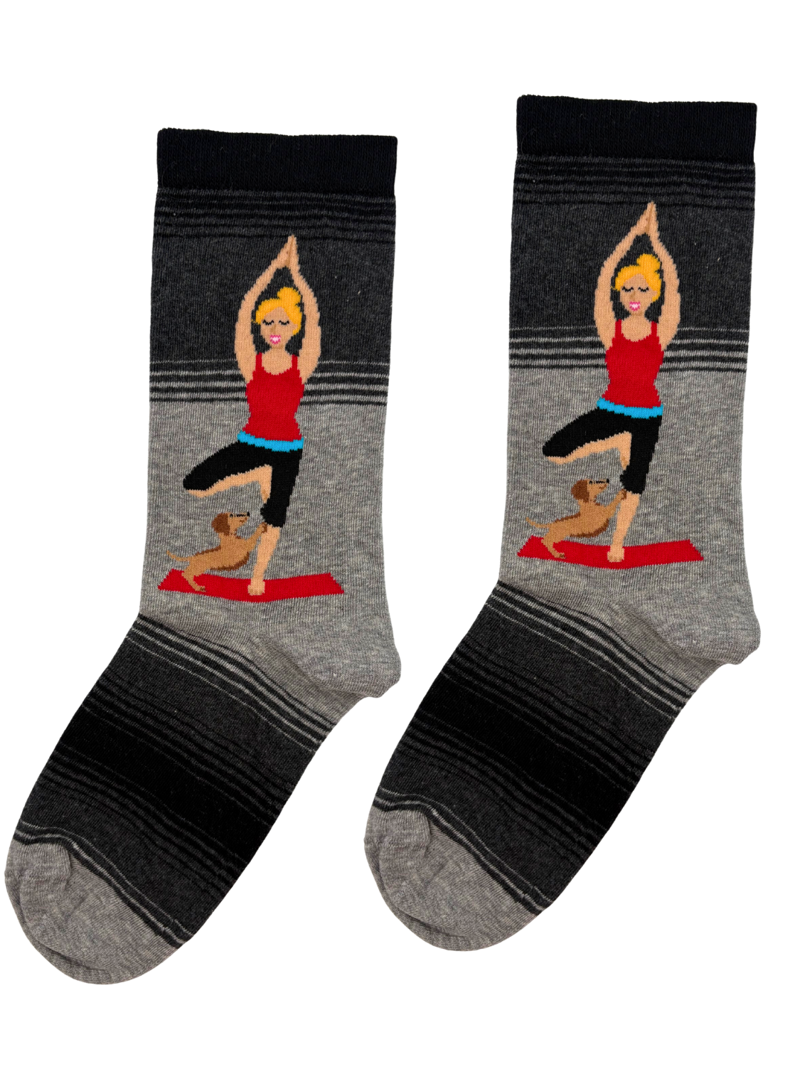Yoga with Puppy Socks