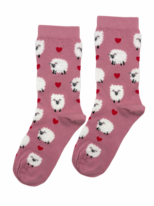 Sheep with hearts Socks
