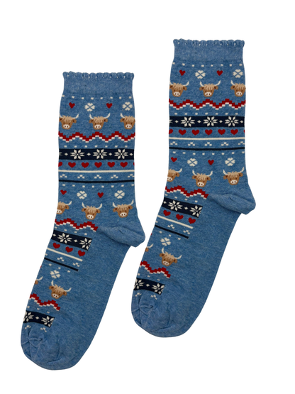 Reindeer Christmas Socks Box