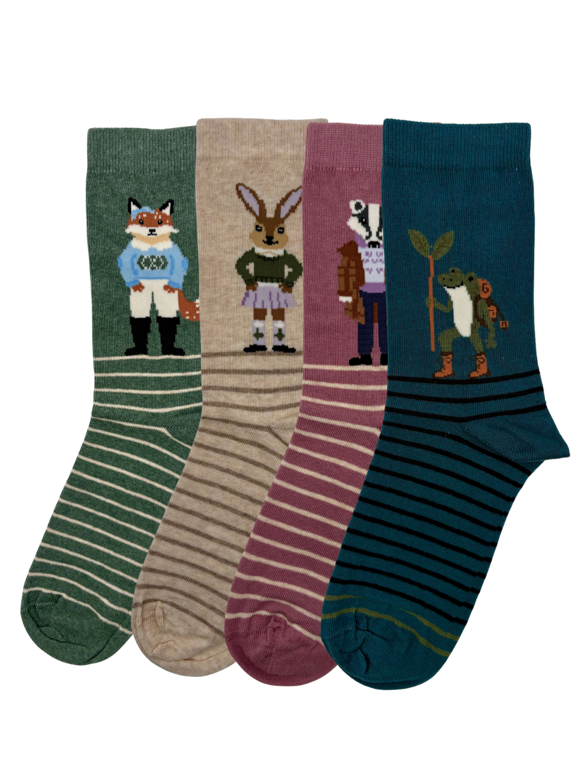 Striped Animal Socks