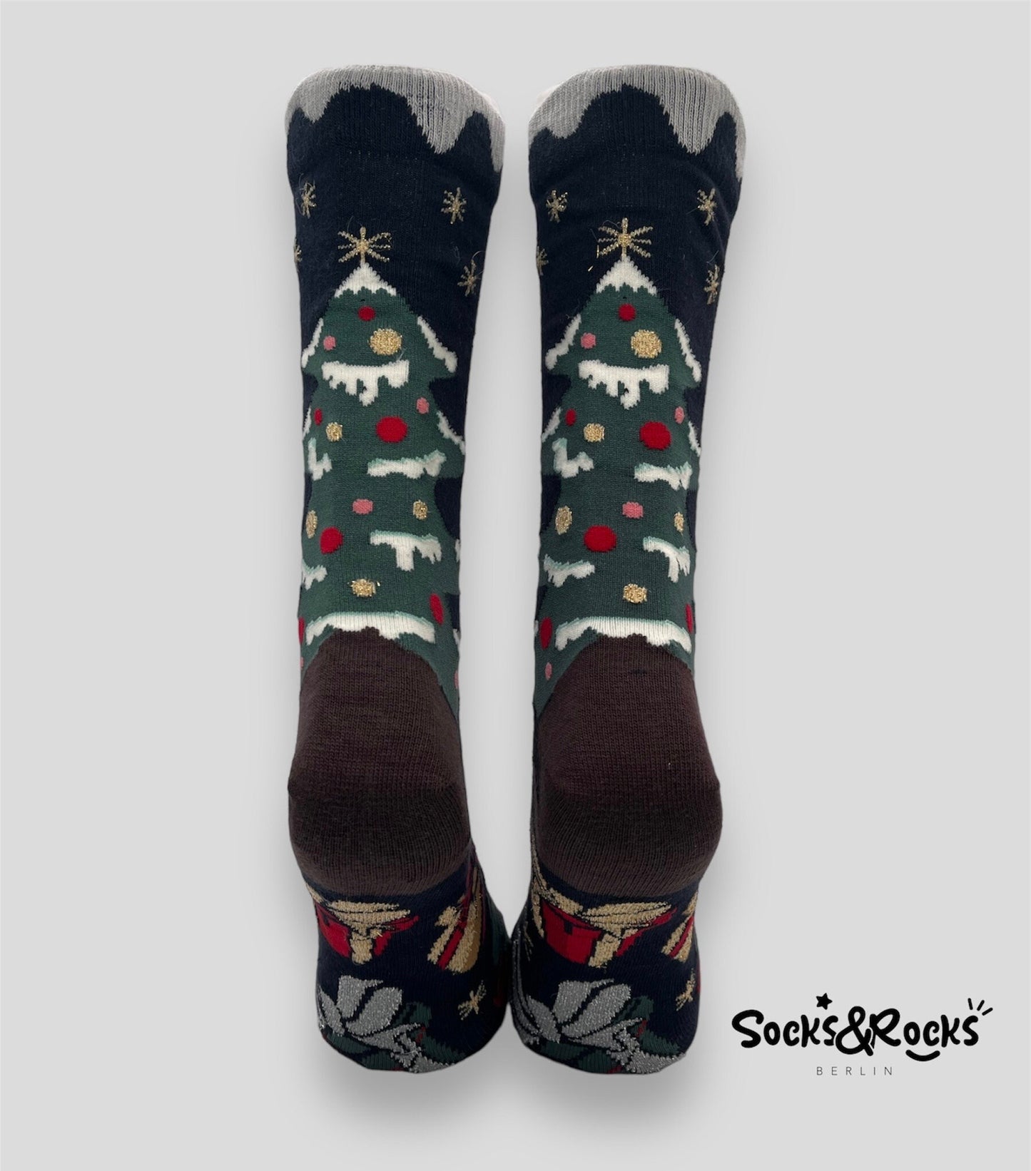 Weihnachtsbaum Socken
