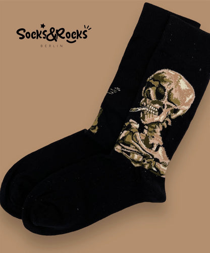 Skeleton with Cigarette Socks