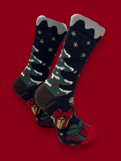 Weihnachtsbaum Socken