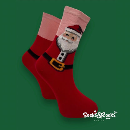 Weihnachtsmann Santa Socken