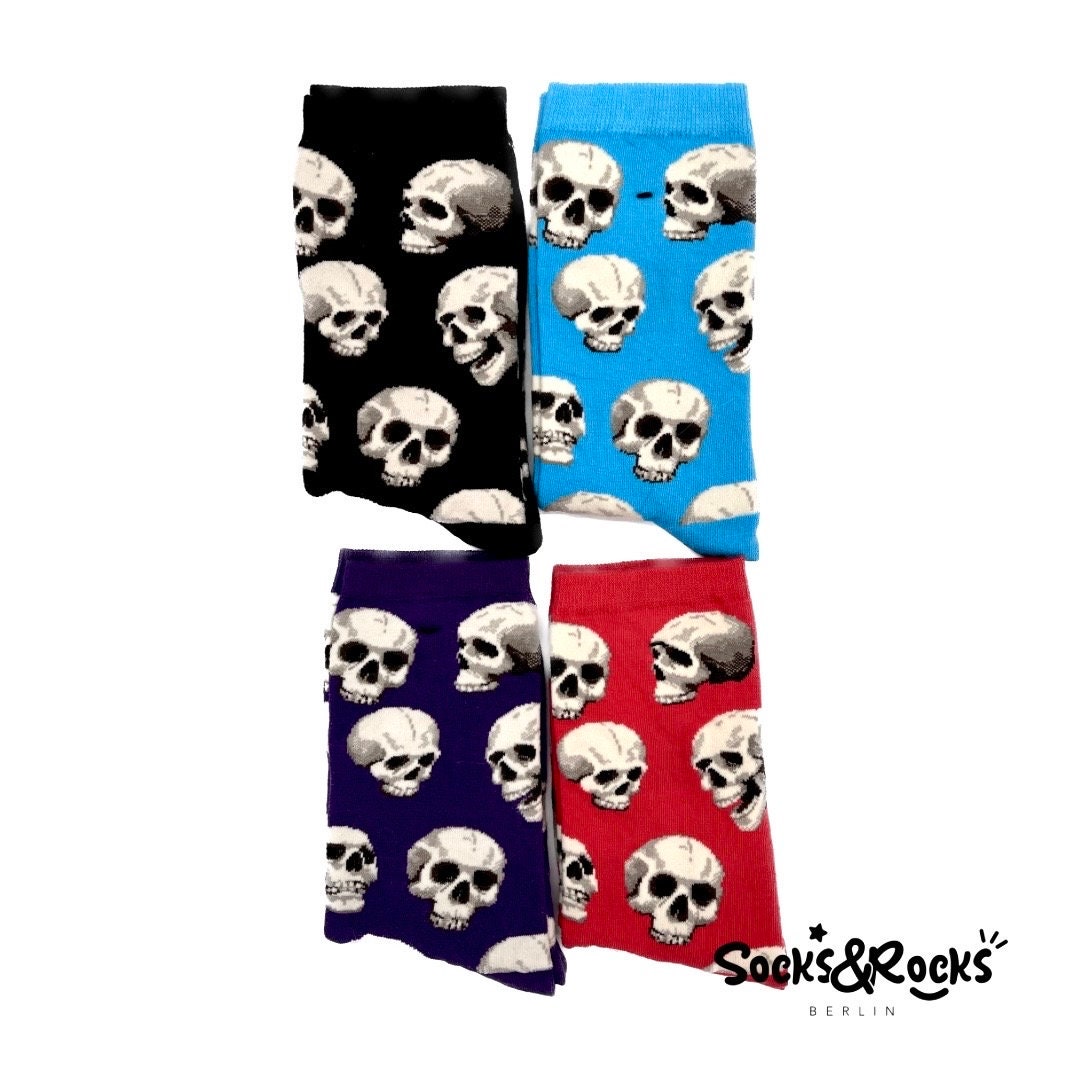 Colorful Skull Socks