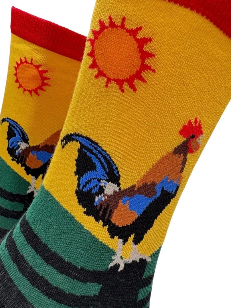 Rooster Socks