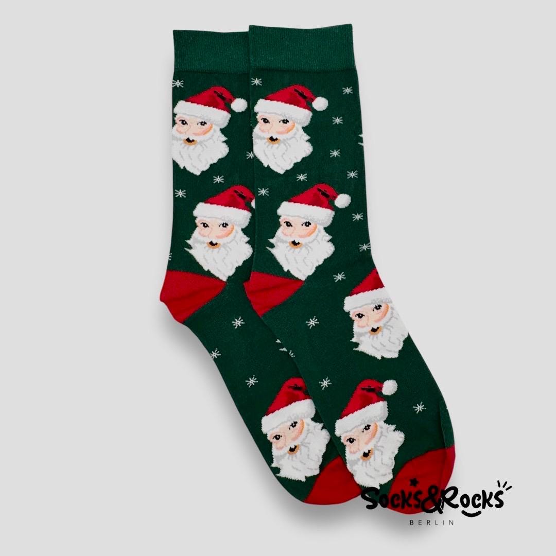 Weihnachtsmann Santa Socken