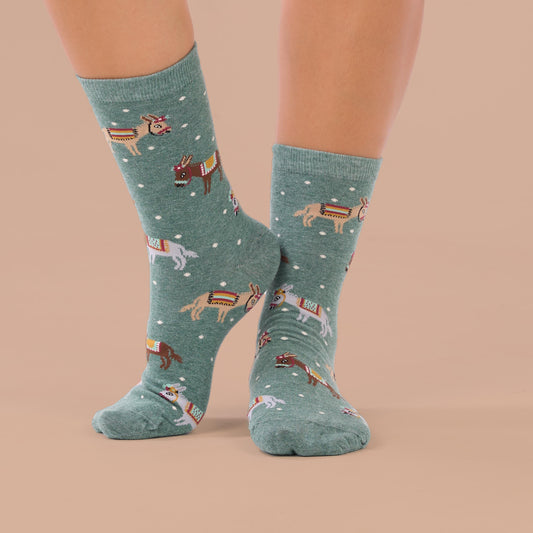 Donkey Socks | Donkey Gifts| Women's Socks | Men's Socks | Colorful Socks | Animal Socks | Farm Animal Socks |  funny socks | cute socks