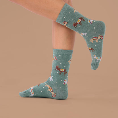 Donkey Socks | Donkey Gifts| Women's Socks | Men's Socks | Colorful Socks | Animal Socks | Farm Animal Socks |  funny socks | cute socks
