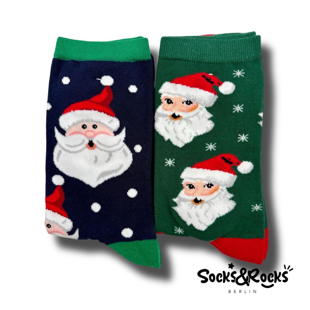 Weihnachtsmann Santa Socken