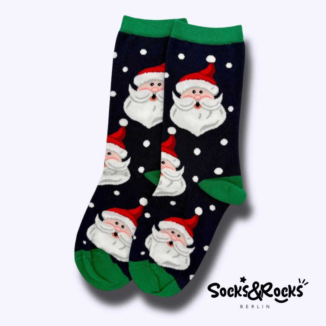 Weihnachtsmann Santa Socken