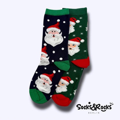 Weihnachtsmann Santa Socken