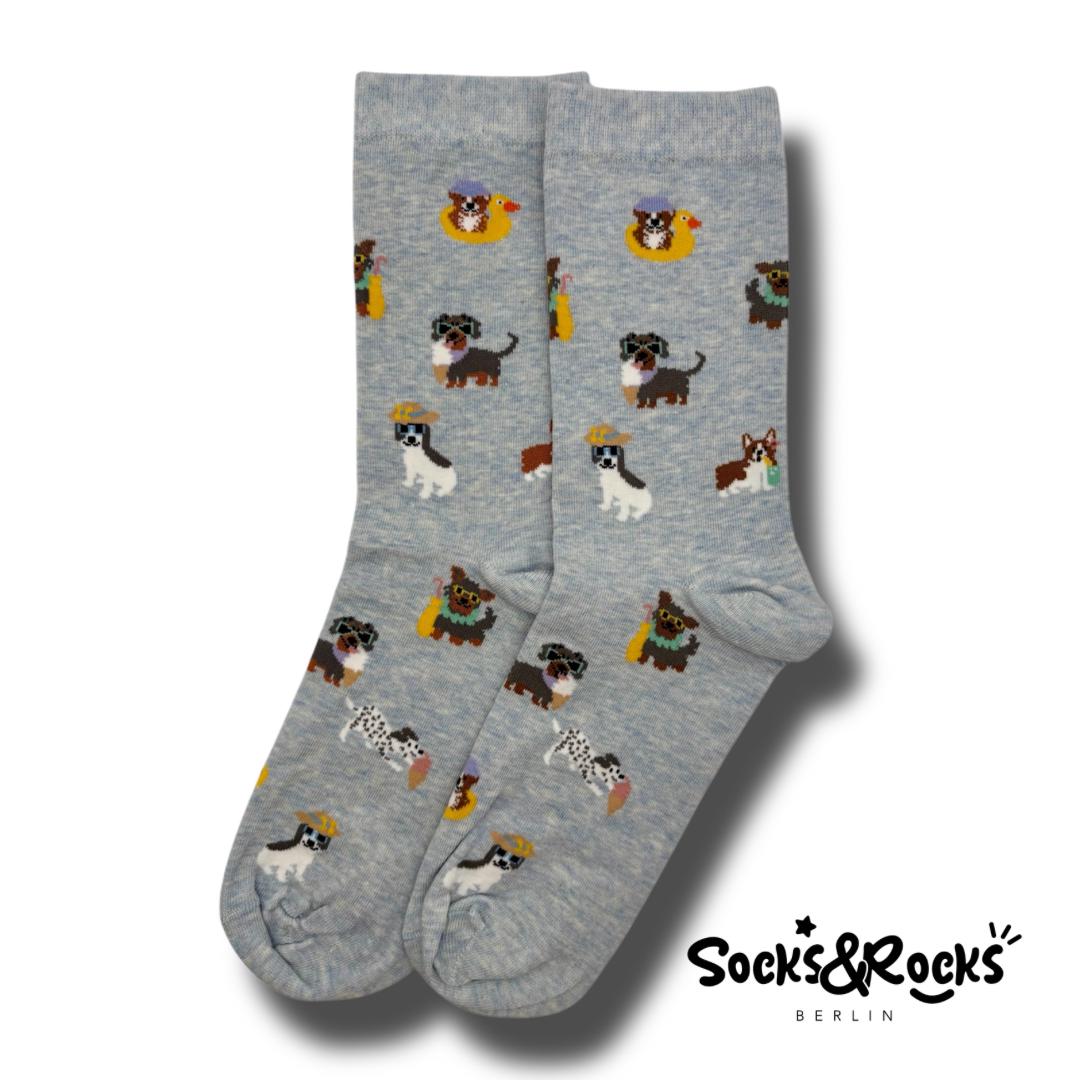 Summer Dog Socks | Dogs Socks | Unisex socks | animal socks | couple socks | funny socks | cute socks | colour socks | affordable Gift idea
